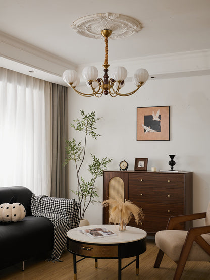 Livia Chandelier - Elegant Design with Dimmable LED Lighting