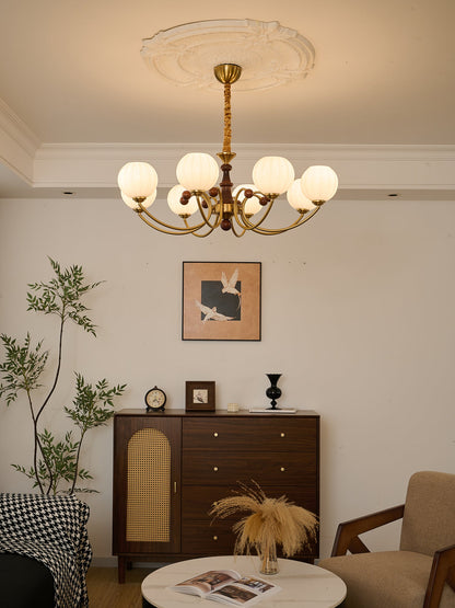 Livia Chandelier - Elegant Design with Dimmable LED Lighting