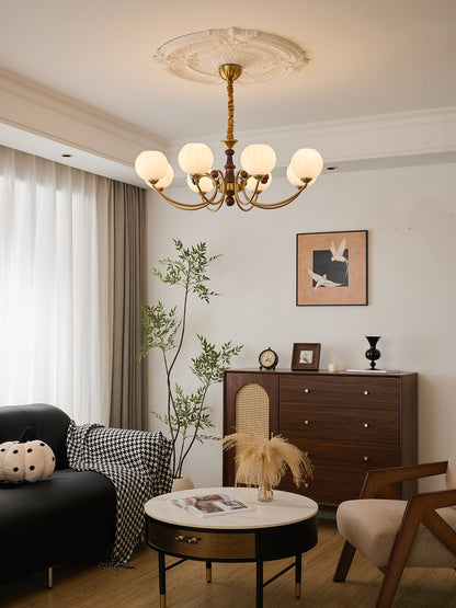 Livia Chandelier - Elegant Design with Dimmable LED Lighting