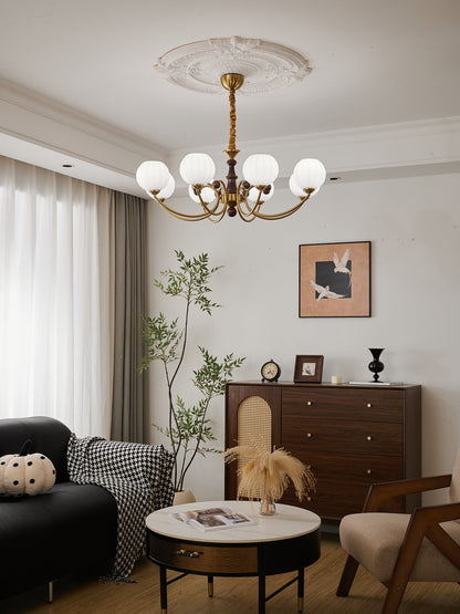 Livia Chandelier - Elegant Design with Dimmable LED Lighting