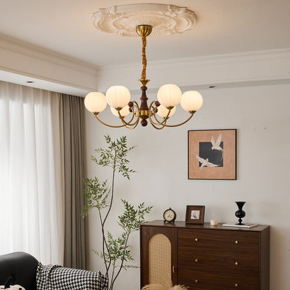 Livia Chandelier - Elegant Design with Dimmable LED Lighting