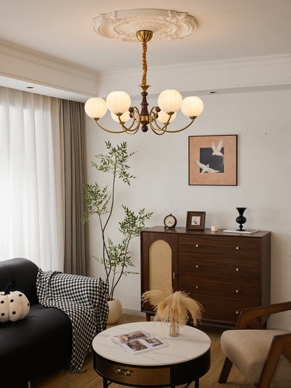 Livia Chandelier - Elegant Design with Dimmable LED Lighting