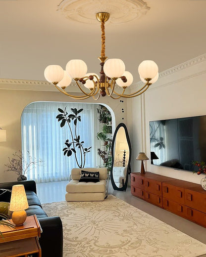 Livia Chandelier - Elegant Design with Dimmable LED Lighting