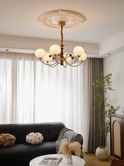 Livia Chandelier - Elegant Design with Dimmable LED Lighting