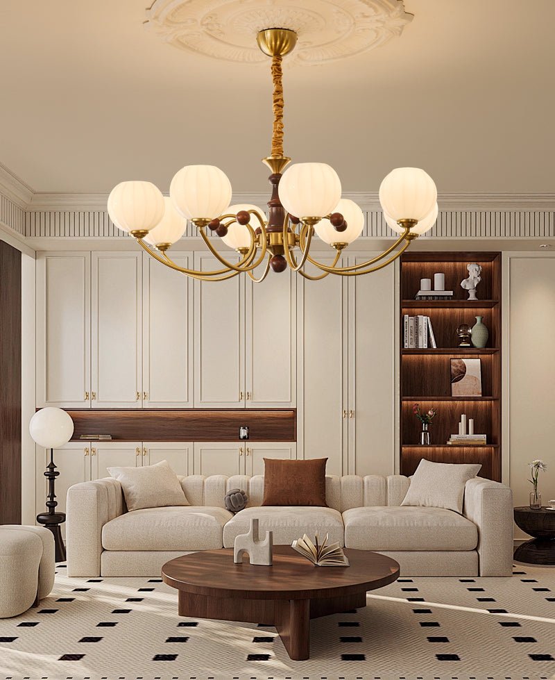 Livia Chandelier - Elegant Design with Dimmable LED Lighting