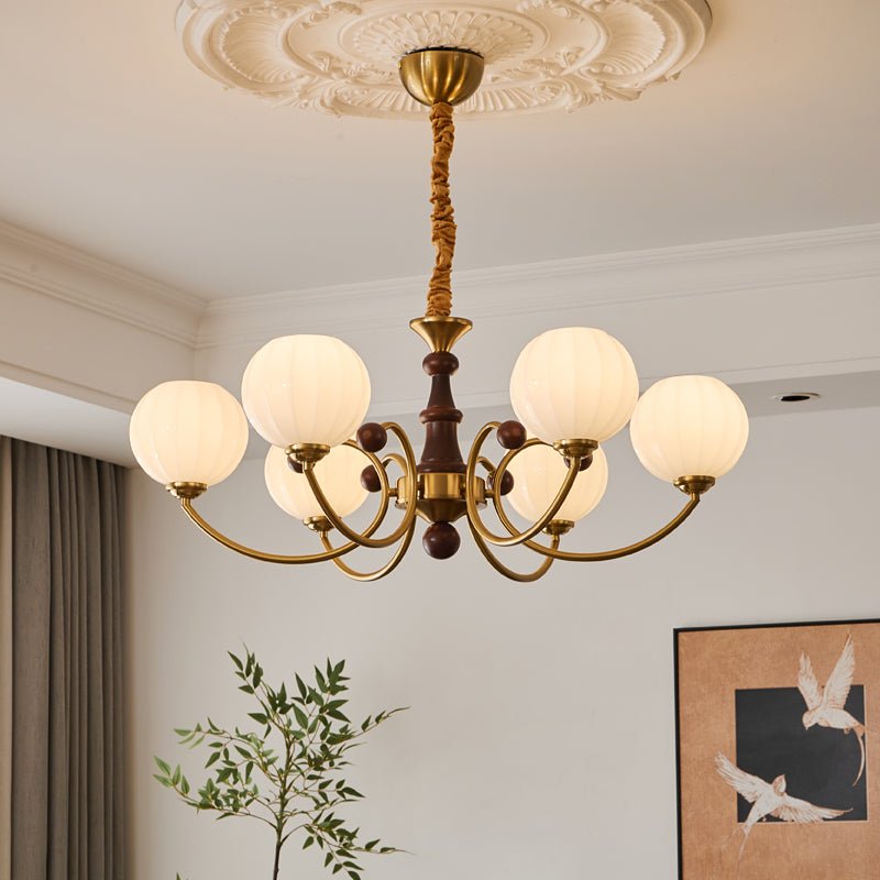 Livia Chandelier - Elegant Design with Dimmable LED Lighting