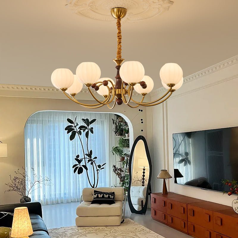 Livia Chandelier - Elegant Design with Dimmable LED Lighting