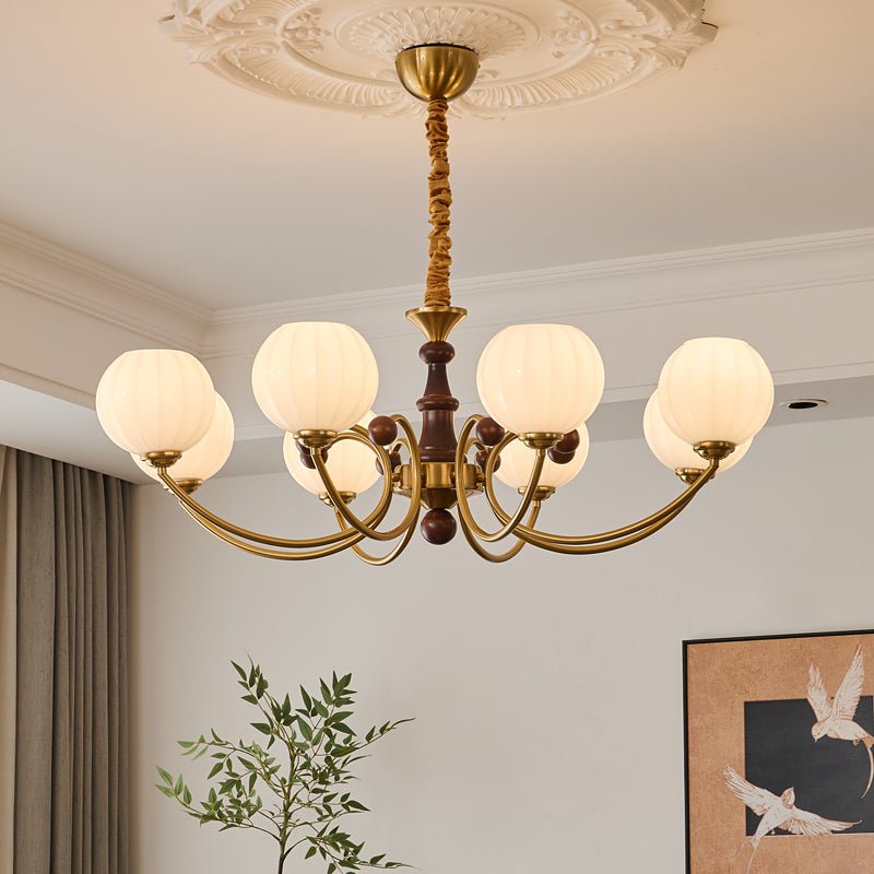 Livia Chandelier - Elegant Design with Dimmable LED Lighting