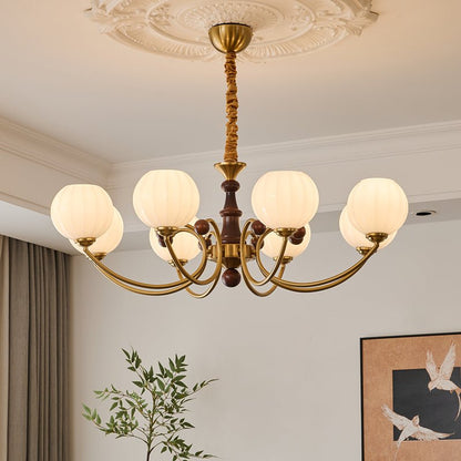 Livia Chandelier - Elegant Design with Dimmable LED Lighting