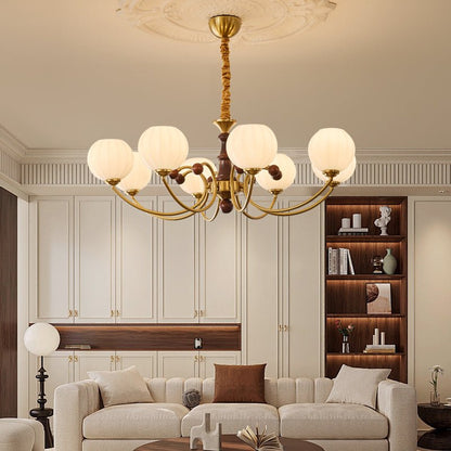 Livia Chandelier - Elegant Design with Dimmable LED Lighting