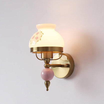 Loa Glass Wall Lamp - Elegant Design with Adjustable Brightness
