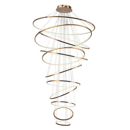 Aveline Pendant Chandelier - Adjustable Height, Elegant Crystal Accent