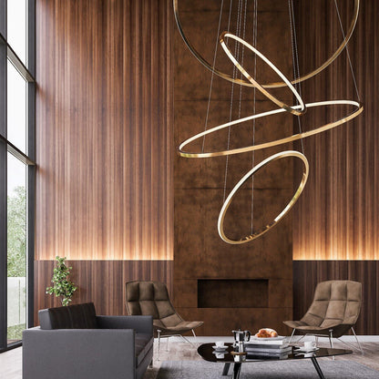 Aveline Pendant Chandelier - Adjustable Height, Elegant Crystal Accent