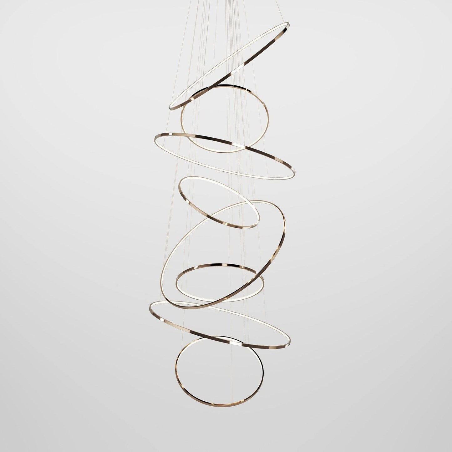 Aveline Pendant Chandelier - Adjustable Height, Elegant Crystal Accent