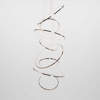Aveline Pendant Chandelier - Adjustable Height, Elegant Crystal Accent