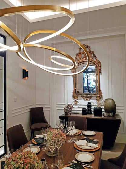 Aveline Pendant Chandelier - Adjustable Height, Elegant Crystal Accent