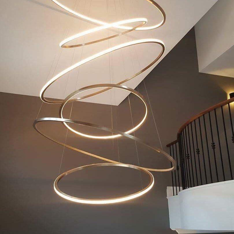 Aveline Pendant Chandelier - Adjustable Height, Elegant Crystal Accent