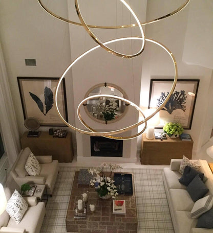 Aveline Pendant Chandelier - Adjustable Height, Elegant Crystal Accent