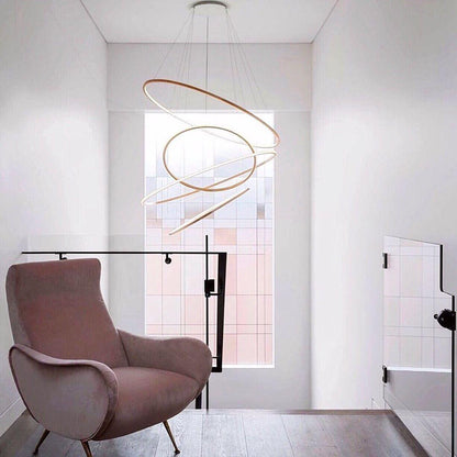 Aveline Pendant Chandelier - Adjustable Height, Elegant Crystal Accent