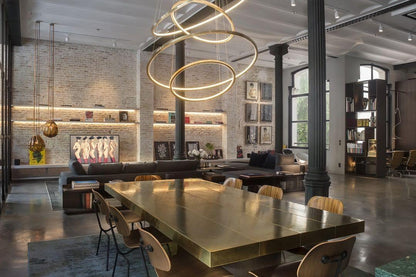 Aveline Pendant Chandelier - Adjustable Height, Elegant Crystal Accent