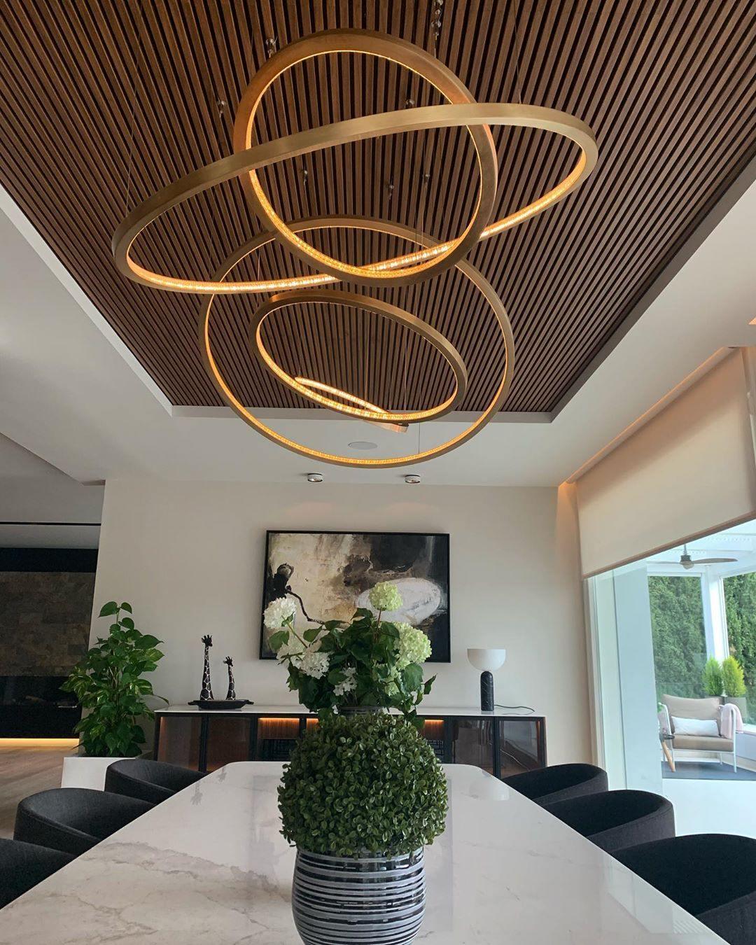 Aveline Pendant Chandelier - Adjustable Height, Elegant Crystal Accent