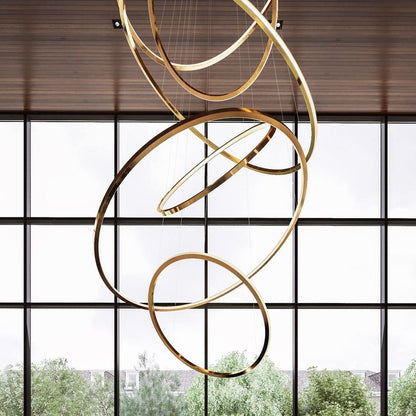 Aveline Pendant Chandelier - Adjustable Height, Elegant Crystal Accent