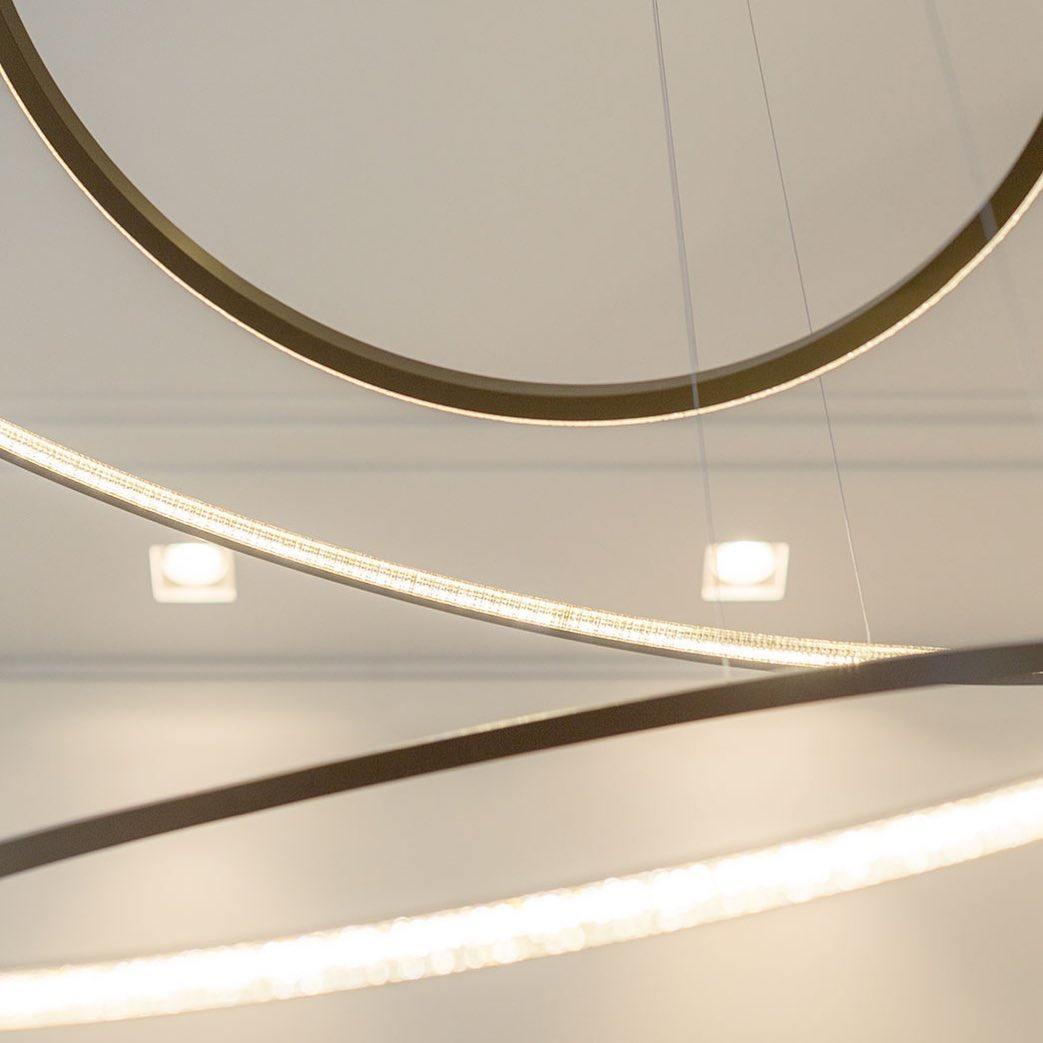 Aveline Pendant Chandelier - Adjustable Height, Elegant Crystal Accent