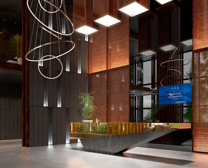 Aveline Pendant Chandelier - Adjustable Height, Elegant Crystal Accent