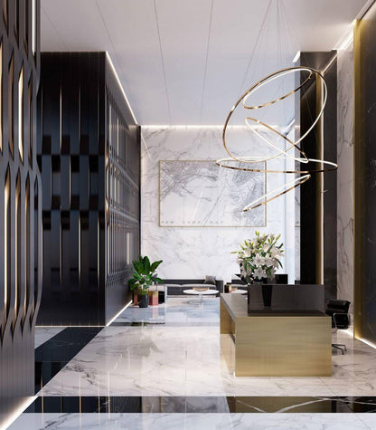 Aveline Pendant Chandelier - Adjustable Height, Elegant Crystal Accent