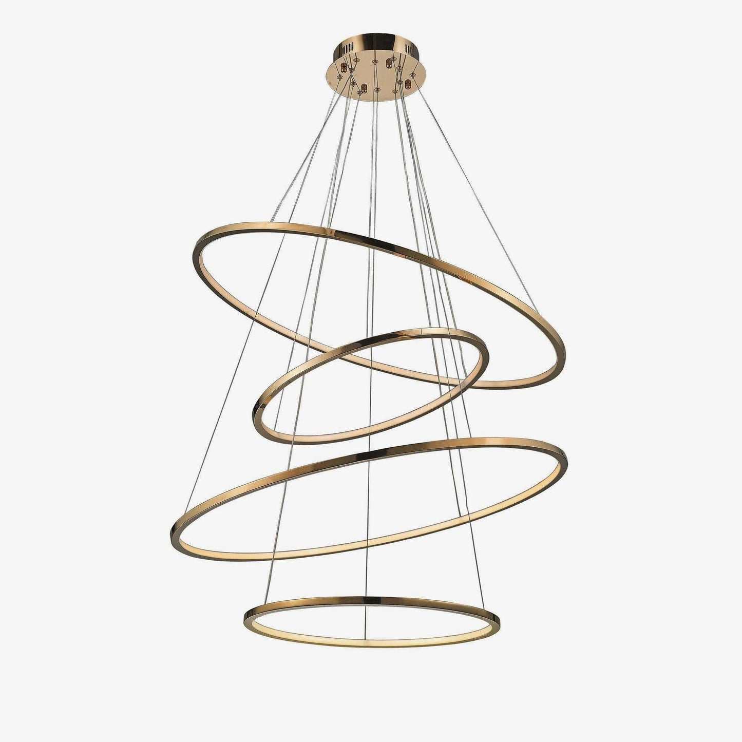 Aveline Pendant Chandelier - Adjustable Height, Elegant Crystal Accent