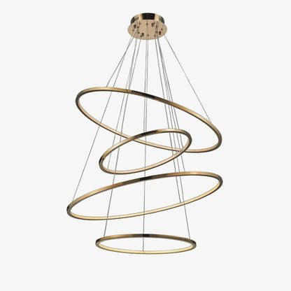 Aveline Pendant Chandelier - Adjustable Height, Elegant Crystal Accent