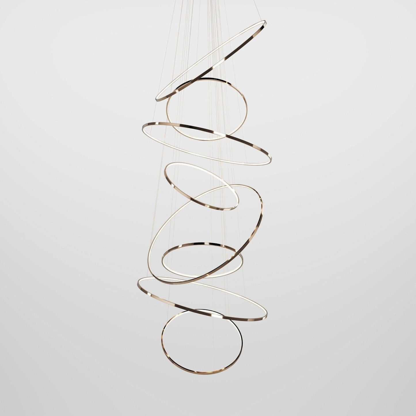 Aveline Pendant Chandelier - Adjustable Height, Elegant Crystal Accent