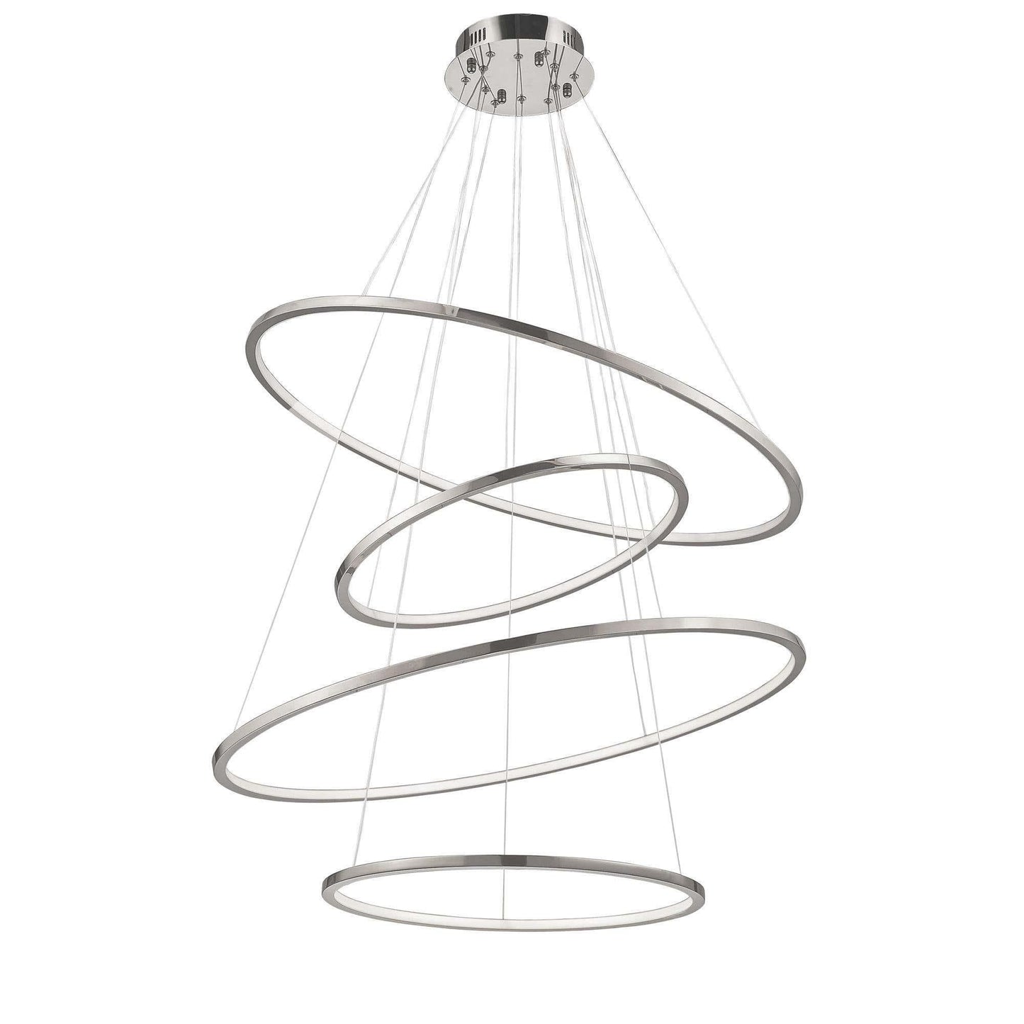 Aveline Pendant Chandelier - Adjustable Height, Elegant Crystal Accent