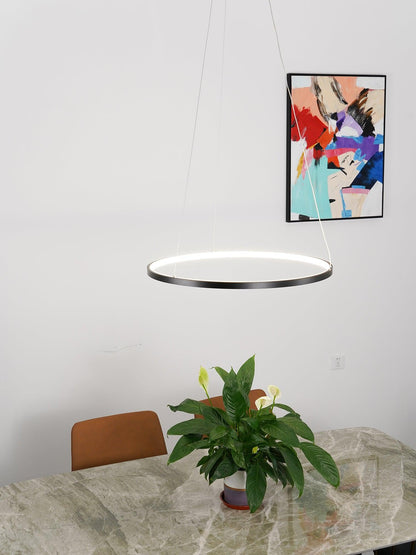 Aveline Pendant Chandelier - Adjustable Height, Elegant Crystal Accent