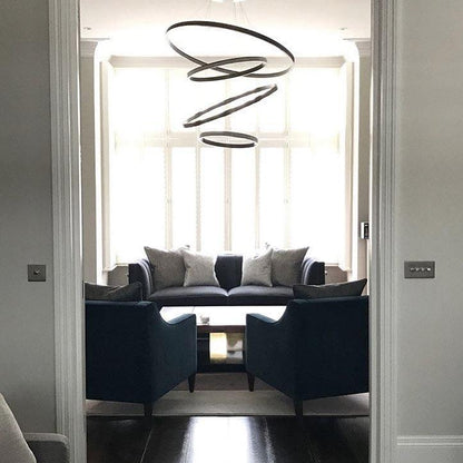Serenitas Chandelier - Elegant Design with Dimmable LED Lights