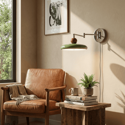 Lola Plug-in Wall Lamp - Adjustable Brightness & Elegant Design