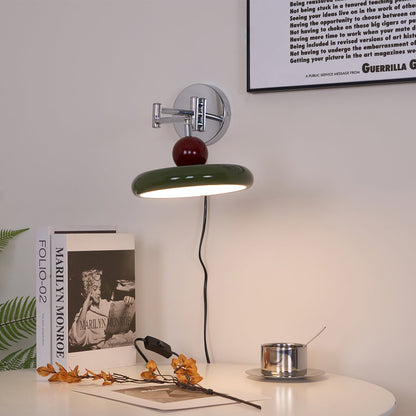 Lola Plug-in Wall Lamp - Adjustable Brightness & Elegant Design