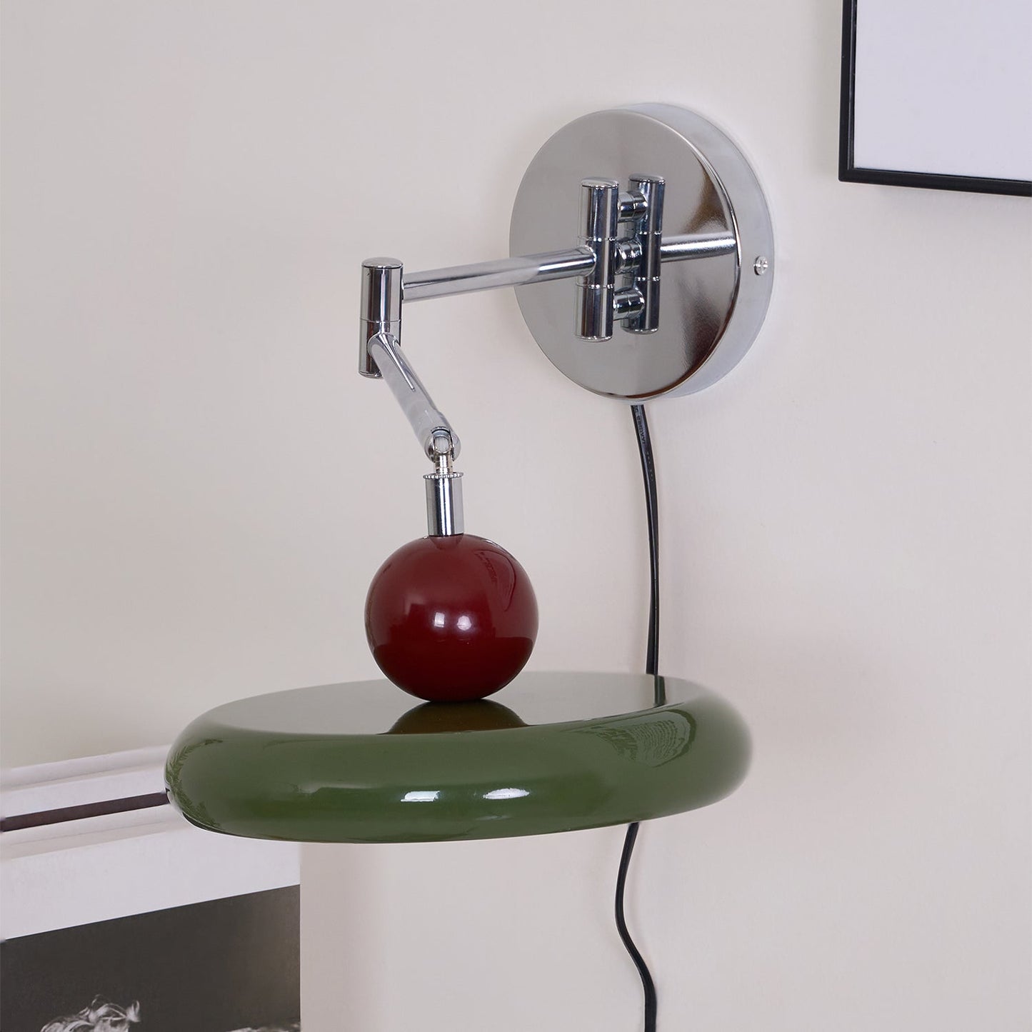 Lola Plug-in Wall Lamp - Adjustable Brightness & Elegant Design