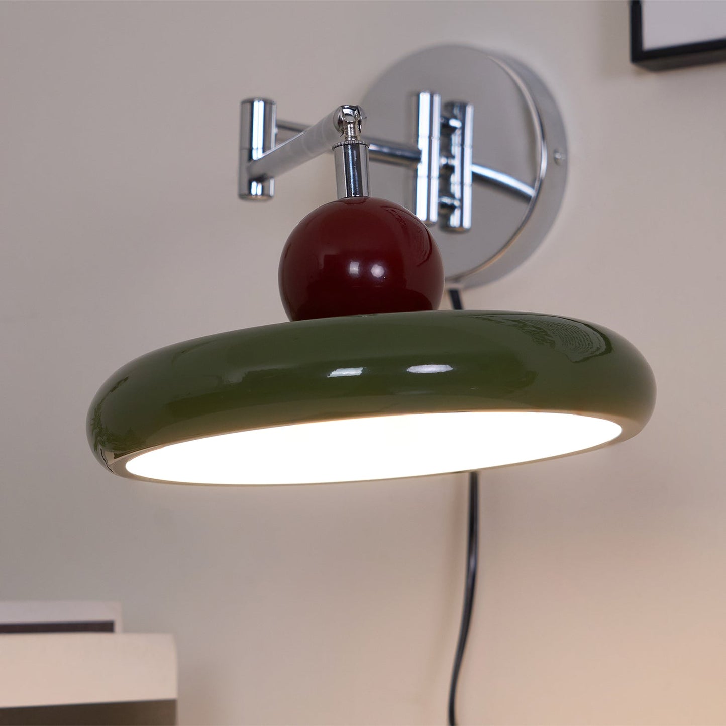 Lola Plug-in Wall Lamp - Adjustable Brightness & Elegant Design