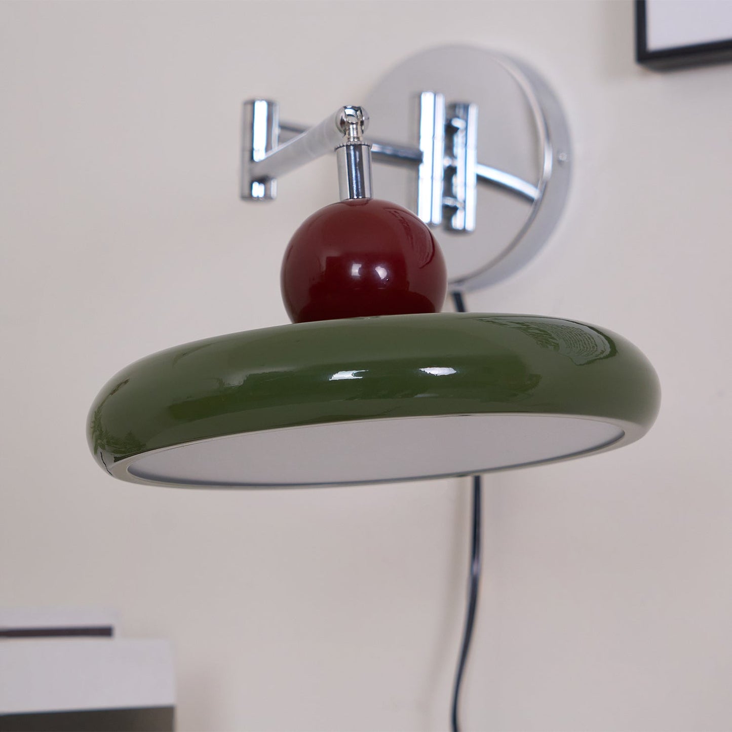 Lola Plug-in Wall Lamp - Adjustable Brightness & Elegant Design