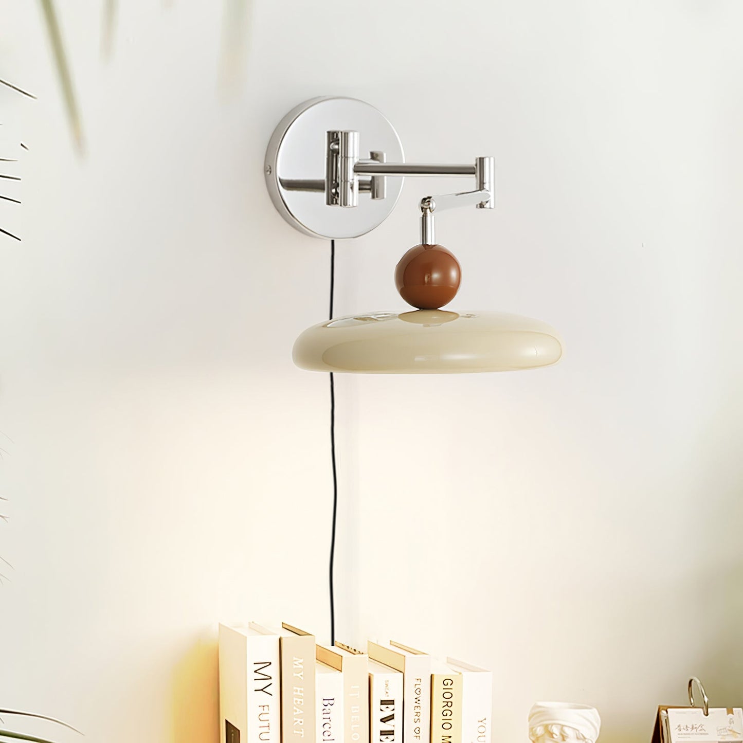 Lola Plug-in Wall Lamp - Adjustable Brightness & Elegant Design