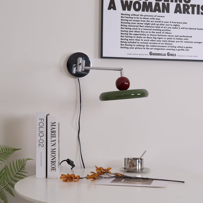 Lola Plug-in Wall Lamp - Adjustable Brightness & Elegant Design