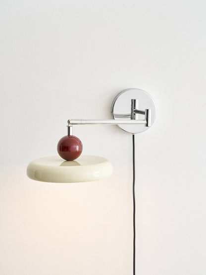 Lola Plug-in Wall Lamp - Adjustable Brightness & Elegant Design