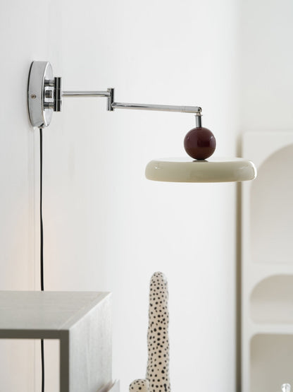 Lola Plug-in Wall Lamp - Adjustable Brightness & Elegant Design