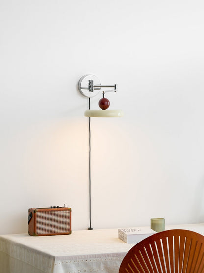 Lola Plug-in Wall Lamp - Adjustable Brightness & Elegant Design