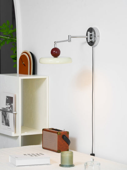 Lola Plug-in Wall Lamp - Adjustable Brightness & Elegant Design