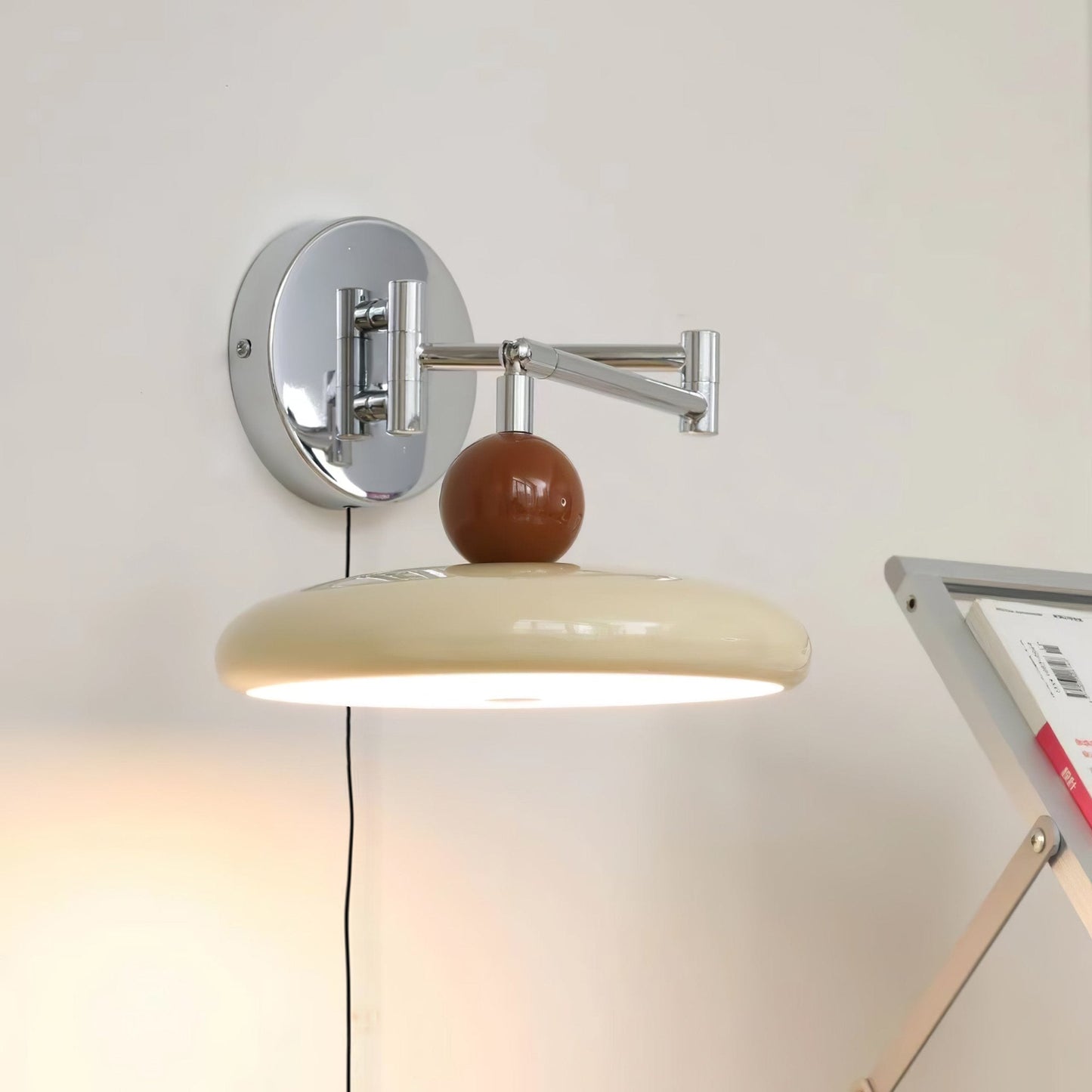 Lola Plug-in Wall Lamp - Adjustable Brightness & Elegant Design