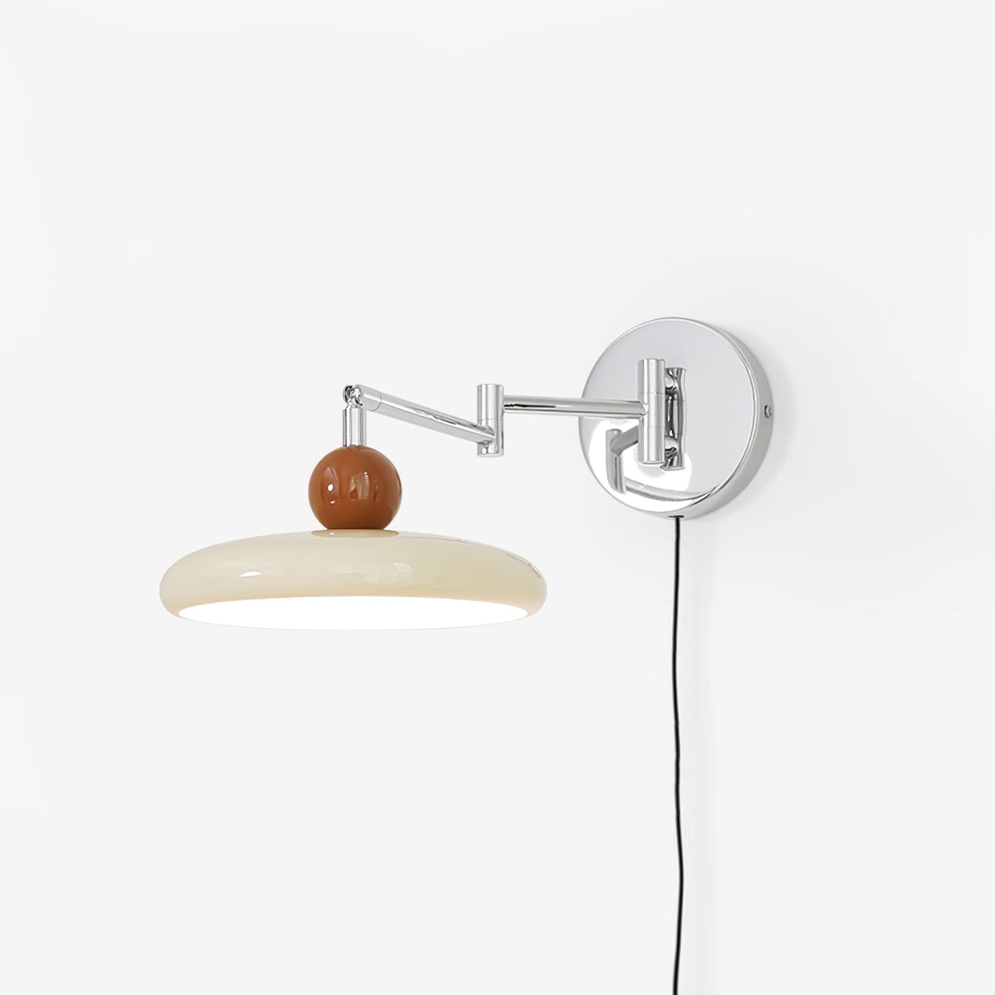 Lola Plug-in Wall Lamp - Adjustable Brightness & Elegant Design