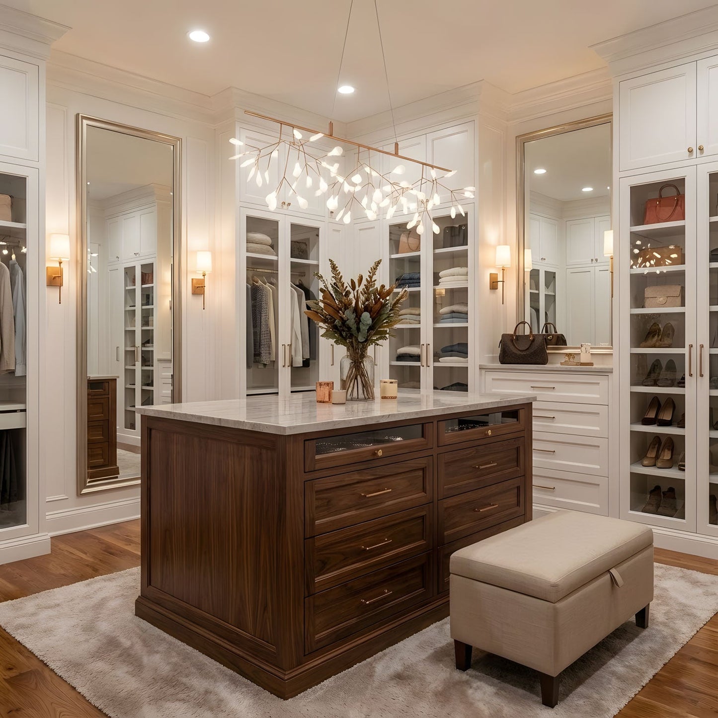 Elegant Long Firefly LED Chandelier - Dimmable & Energy Efficient