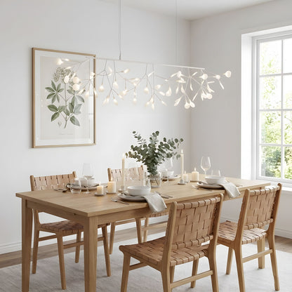 Elegant Long Firefly LED Chandelier - Dimmable & Energy Efficient